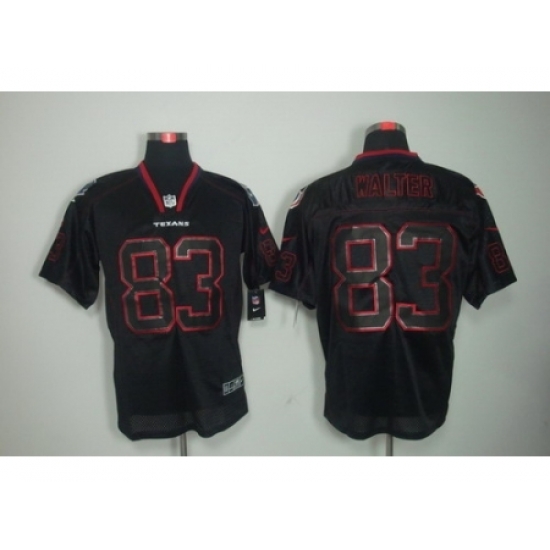 Nike Houston Texans 83 Kevin Walter Lights Out Black Elite NFL Jersey Nike Houston Texans 83 Kevin Walter Lights Out Black Elite NFL Jersey