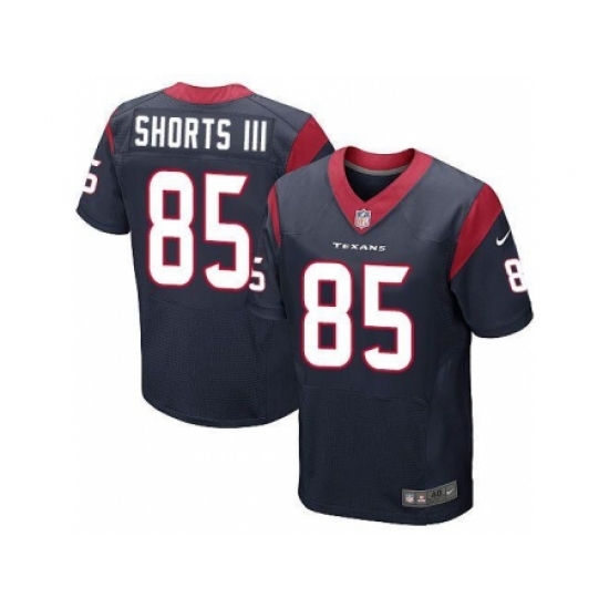 Nike Houston Texans 85 Cecil Shorts III Blue Elite NFL Jersey Nike Houston Texans 85 Cecil Shorts III Blue Elite NFL Jersey