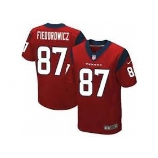 Nike Houston Texans 87 C.J. Fiedorowicz Red Elite NFL Jersey Nike Houston Texans 87 C.J. Fiedorowicz Red Elite NFL Jersey