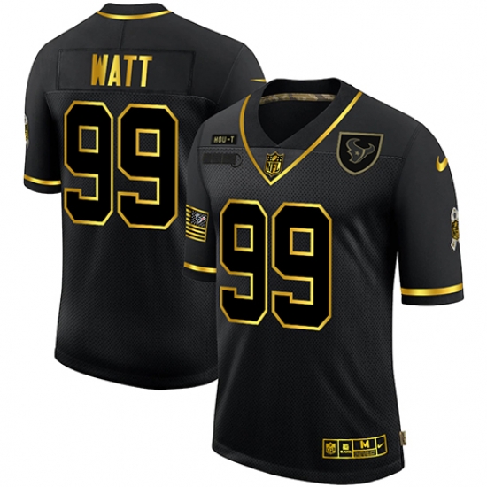 Nike Houston Texans 99 J J Watt Black Gold 2020 Salute To Service Limited Jersey Nike Houston Texans 99 J J Watt Black Gold 2020 Salute To Service Limited Jersey