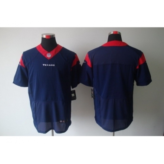 Nike Houston Texans Blank Blue Elite NFL Jersey Nike Houston Texans Blank Blue Elite NFL Jersey