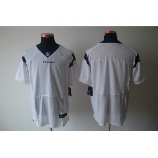 Nike Houston Texans Blank White Elite NFL Jersey Nike Houston Texans Blank White Elite NFL Jersey