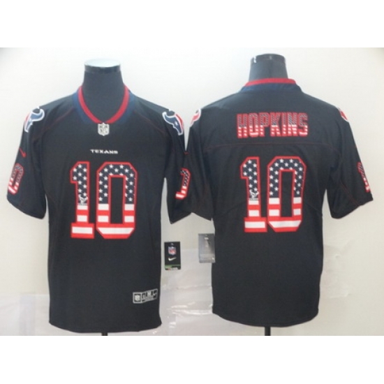 Nike Texans 10 DeAndre Hopkins Black USA Flash Fashion Limited Jersey Nike Texans 10 DeAndre Hopkins Black USA Flash Fashion Limited Jersey