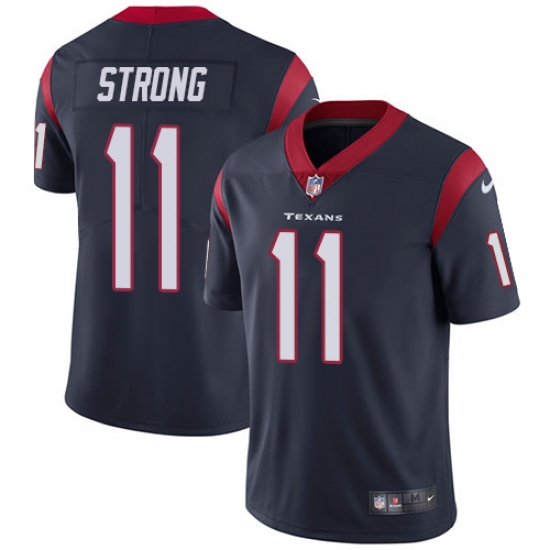 Nike Texans #11 Jaelen Strong Navy Blue Team Color Mens Stitched NFL Vapor Untouchable Limited Jersey Nike Texans #11 Jaelen Strong Navy Blue Team Color Mens Stitched NFL Vapor Untouchable Limited Jersey