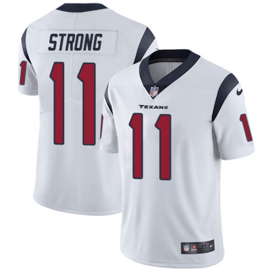 Nike Texans #11 Jaelen Strong White Mens Stitched NFL Vapor Untouchable Limited Jersey Nike Texans #11 Jaelen Strong White Mens Stitched NFL Vapor Untouchable Limited Jersey