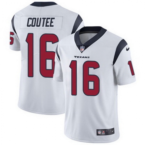 Nike Texans #16 Keke Coutee White Mens Stitched NFL Vapor Untouchable Limited Jersey Nike Texans #16 Keke Coutee White Mens Stitched NFL Vapor Untouchable Limited Jersey