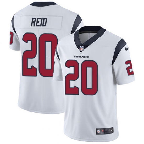 Nike Texans #20 Justin Reid White Mens Stitched NFL Vapor Untouchable Limited Jersey Nike Texans #20 Justin Reid White Mens Stitched NFL Vapor Untouchable Limited Jersey