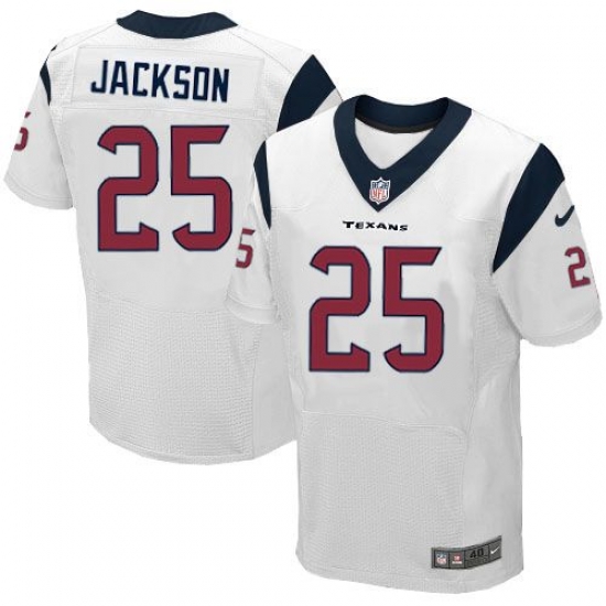 Nike Texans #25 Kareem Jackson White Mens Stitched NFL Elite Jerseys Nike Texans #25 Kareem Jackson White Mens Stitched NFL Elite Jerseys