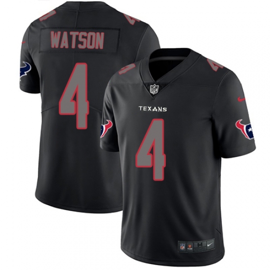 Nike Texans #4 Deshaun Watson Black Mens Stitched NFL Limited Rush Impact Jersey Nike Texans #4 Deshaun Watson Black Mens Stitched NFL Limited Rush Impact Jersey