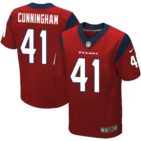 Nike Texans #41 Zach Cunningham Red Alternate Mens Stitched NFL Elite Jersey Nike Texans #41 Zach Cunningham Red Alternate Mens Stitched NFL Elite Jersey