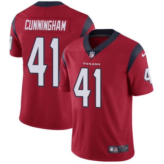 Nike Texans #41 Zach Cunningham Red Alternate Mens Stitched NFL Vapor Untouchable Limited Jersey Nike Texans #41 Zach Cunningham Red Alternate Mens Stitched NFL Vapor Untouchable Limited Jersey