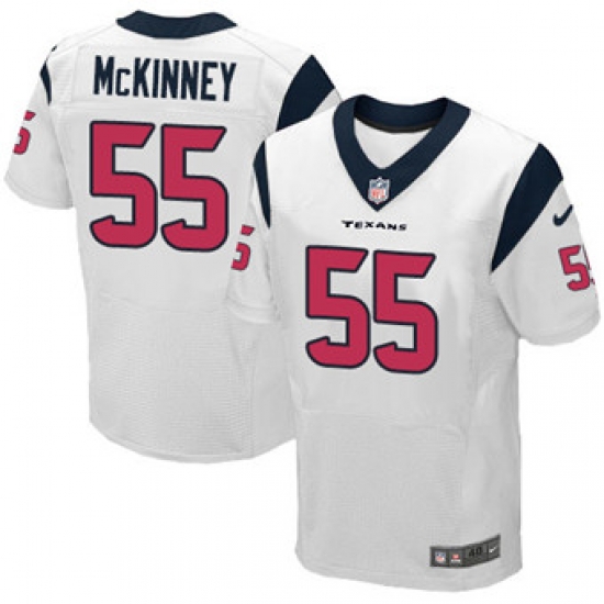 Nike Texans #55 Benardrick McKinney White Mens Stitched NFL Elite Jersey Nike Texans #55 Benardrick McKinney White Mens Stitched NFL Elite Jersey