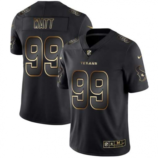 Nike Texans 99 J.J. Watt Black Gold Vapor Untouchable Limited Jersey Nike Texans 99 J.J. Watt Black Gold Vapor Untouchable Limited Jersey