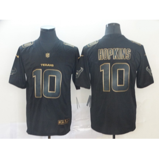 Texans 10 DeAndre Hopkins Black Gold Vapor Untouchable Limited Jersey Texans 10 DeAndre Hopkins Black Gold Vapor Untouchable Limited Jersey