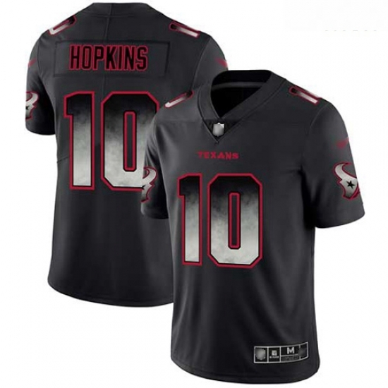 Texans 10 DeAndre Hopkins Black Men Stitched Football Vapor Untouchable Limited Smoke Fashion Jersey Texans 10 DeAndre Hopkins Black Men Stitched Football Vapor Untouchable Limited Smoke Fashion Jersey
