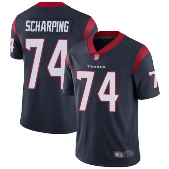 Texans 74 Max Scharping Navy Blue Team Color Men Stitched Football Vapor Untouchable Limited Jersey Texans 74 Max Scharping Navy Blue Team Color Men Stitched Football Vapor Untouchable Limited Jersey
