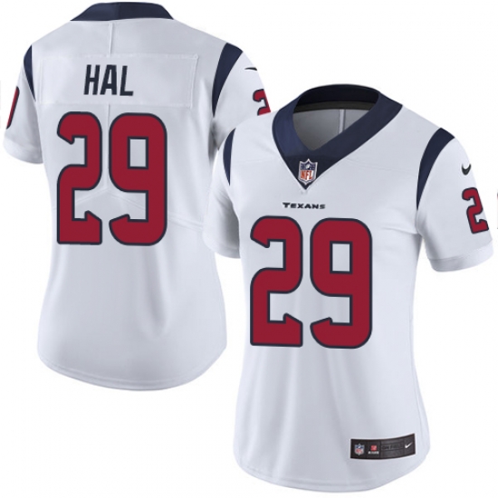 Nike Texans #29 Andre Hal White Womens Stitched NFL Vapor Untouchable Limited Jersey Nike Texans #29 Andre Hal White Womens Stitched NFL Vapor Untouchable Limited Jersey