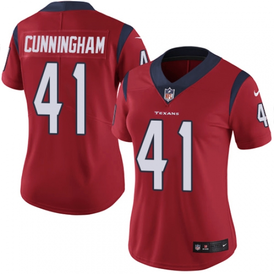 Nike Texans #41 Zach Cunningham Red Alternate Womens Stitched NFL Vapor Untouchable Limited Jersey Nike Texans #41 Zach Cunningham Red Alternate Womens Stitched NFL Vapor Untouchable Limited Jersey