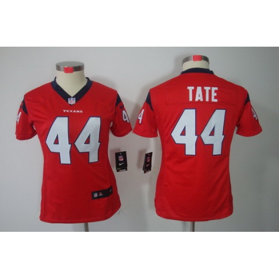 Nike Women Houston Texans #44 Tate Red Color[NIKE LIMITED Jersey]