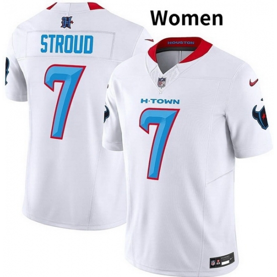 Women Houston Texans Active Player Custom White 2024 F U S E Limited Stitched Jersey Women Houston Texans Active Player Custom White 2024 F U S E Limited Stitched Jersey