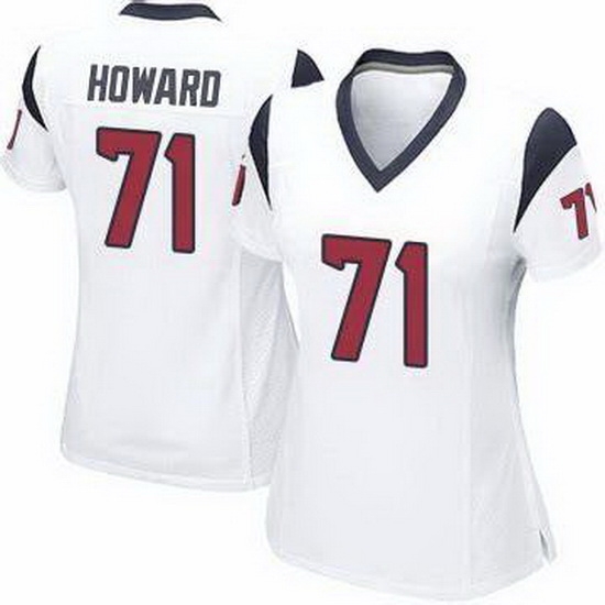 Women Houston Texans Tytus Howard #71 White Vapor Limited Stitched NFL Jersey Women Houston Texans Tytus Howard #71 White Vapor Limited Stitched NFL Jersey