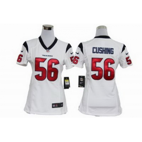 Women Nike Houston Texans #56 Brian Cushing White Jerseys Women Nike Houston Texans #56 Brian Cushing White Jerseys