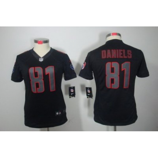 Women Nike Houston Texans #81 Owen Daniels Black Jerseys(Impact Limited) Women Nike Houston Texans #81 Owen Daniels Black Jerseys(Impact Limited)