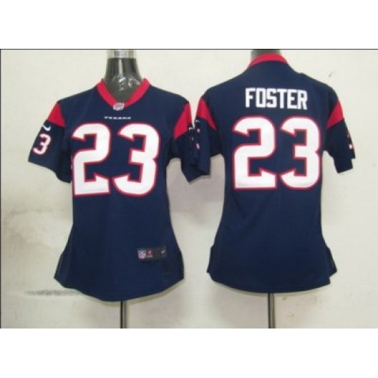 Women Nike NFL Houston Texans 23 FOSTER Game jersey Women Nike NFL Houston Texans 23 FOSTER Game jersey
