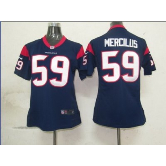 Women Nike NFL Houston Texans 59# Mercilus Game jersey Women Nike NFL Houston Texans 59# Mercilus Game jersey