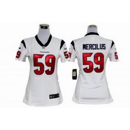 Women Nike NFL Houston Texans 59# Mercilus White Jersey Women Nike NFL Houston Texans 59# Mercilus White Jersey