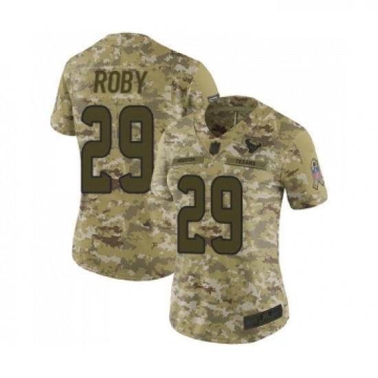 Womens Houston Texans 29 Bradley Roby Limited Camo 2018 Salute to Service Football Jersey Womens Houston Texans 29 Bradley Roby Limited Camo 2018 Salute to Service Football Jersey