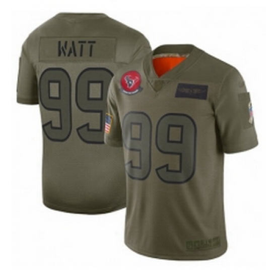Womens Houston Texans 99 JJ Watt Limited Camo 2019 Salute to Service Football Jersey Womens Houston Texans 99 JJ Watt Limited Camo 2019 Salute to Service Football Jersey