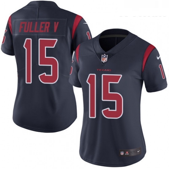 Womens Nike Houston Texans 15 Will Fuller V Elite Navy Blue Rush Vapor Untouchable NFL Jersey Womens Nike Houston Texans 15 Will Fuller V Elite Navy Blue Rush Vapor Untouchable NFL Jersey