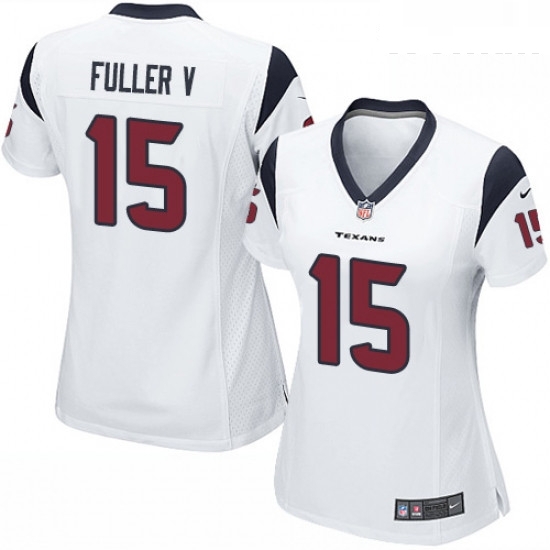 Womens Nike Houston Texans 15 Will Fuller V Game White NFL Jersey Womens Nike Houston Texans 15 Will Fuller V Game White NFL Jersey