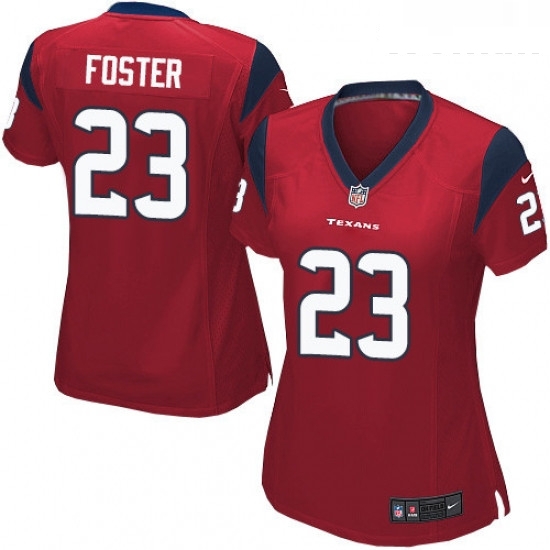 Womens Nike Houston Texans 23 Arian Foster Game Red Alternate NFL Jersey Womens Nike Houston Texans 23 Arian Foster Game Red Alternate NFL Jersey