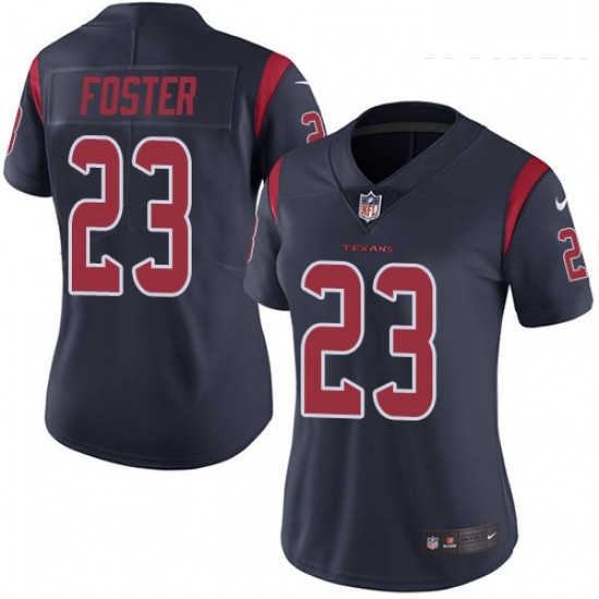 Womens Nike Houston Texans 23 Arian Foster Limited Navy Blue Rush Vapor Untouchable NFL Jersey Womens Nike Houston Texans 23 Arian Foster Limited Navy Blue Rush Vapor Untouchable NFL Jersey
