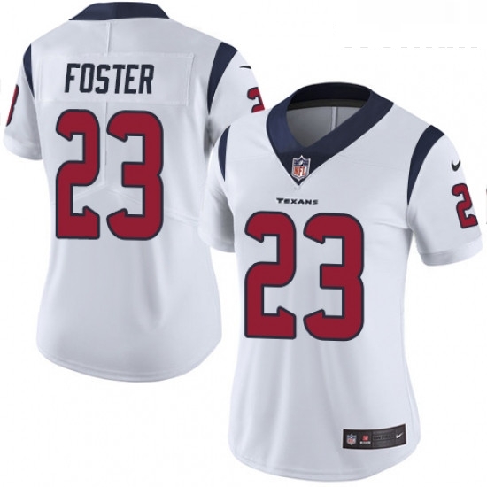 Womens Nike Houston Texans 23 Arian Foster Limited White Vapor Untouchable NFL Jersey Womens Nike Houston Texans 23 Arian Foster Limited White Vapor Untouchable NFL Jersey