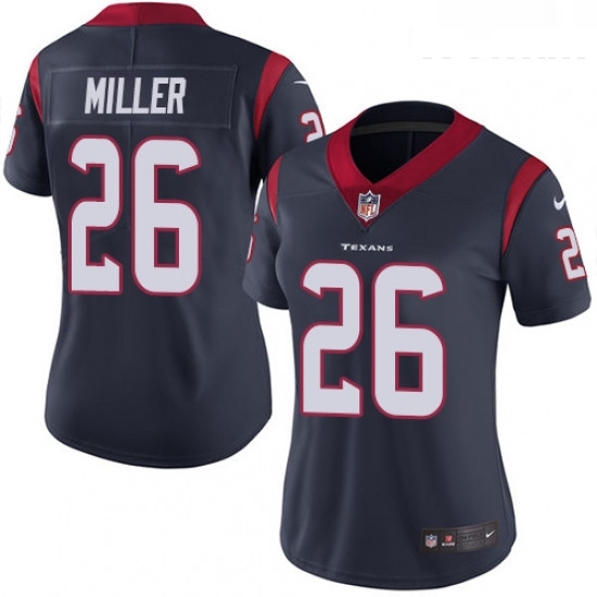 Womens Nike Houston Texans 26 Lamar Miller Limited Navy Blue Team Color Vapor Untouchable NFL Jersey Womens Nike Houston Texans 26 Lamar Miller Limited Navy Blue Team Color Vapor Untouchable NFL Jersey