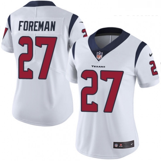Womens Nike Houston Texans 27 DOnta Foreman Elite White NFL Jersey Womens Nike Houston Texans 27 DOnta Foreman Elite White NFL Jersey