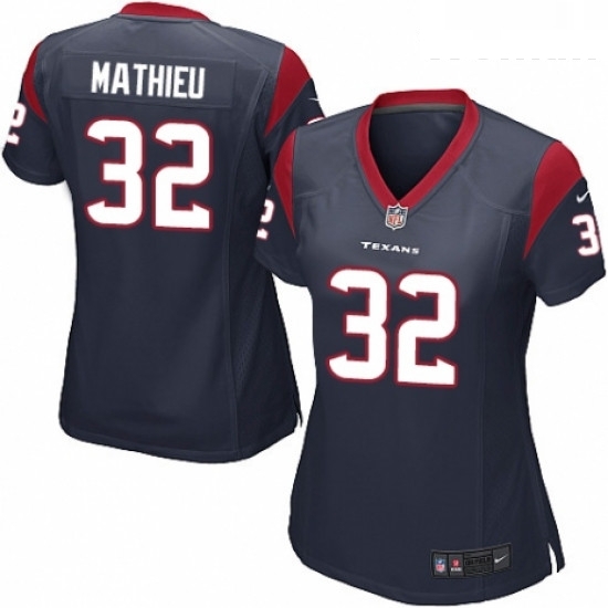 Womens Nike Houston Texans 32 Tyrann Mathieu Game Navy Blue Team Color NFL Jersey Womens Nike Houston Texans 32 Tyrann Mathieu Game Navy Blue Team Color NFL Jersey
