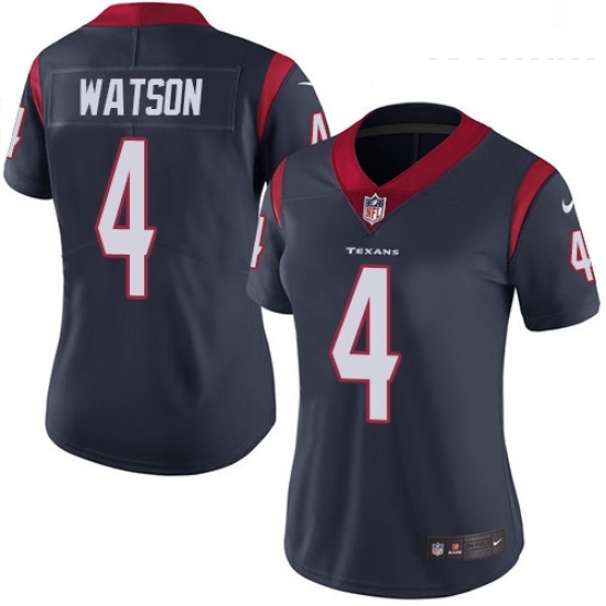 Womens Nike Houston Texans 4 Deshaun Watson Elite Navy Blue Team Color NFL Jersey Womens Nike Houston Texans 4 Deshaun Watson Elite Navy Blue Team Color NFL Jersey