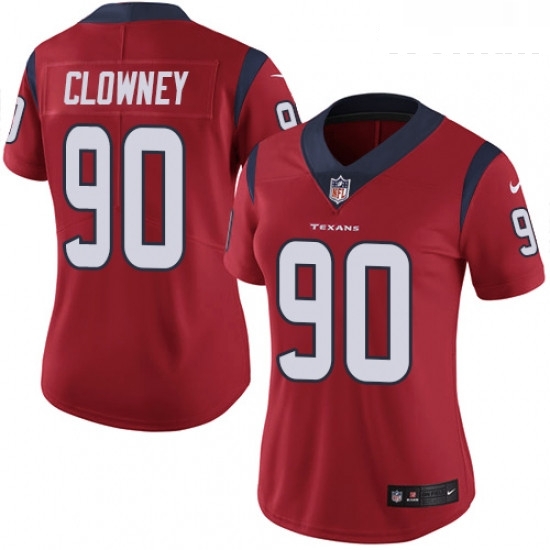 Womens Nike Houston Texans 90 Jadeveon Clowney Elite Red Alternate NFL Jersey Womens Nike Houston Texans 90 Jadeveon Clowney Elite Red Alternate NFL Jersey