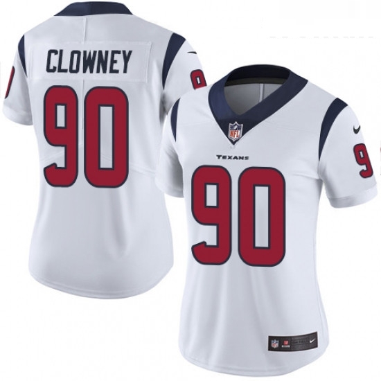 Womens Nike Houston Texans 90 Jadeveon Clowney Elite White NFL Jersey Womens Nike Houston Texans 90 Jadeveon Clowney Elite White NFL Jersey