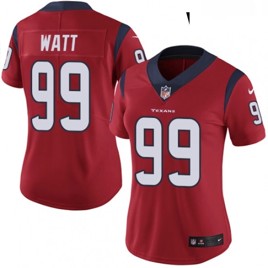 Womens Nike Houston Texans 99 JJ Watt Limited Red Alternate Vapor Untouchable NFL Jersey Womens Nike Houston Texans 99 JJ Watt Limited Red Alternate Vapor Untouchable NFL Jersey