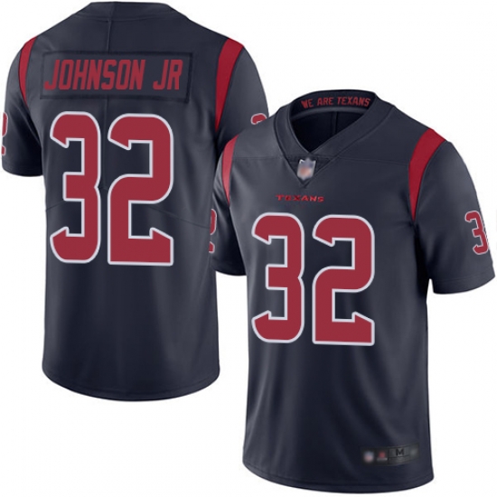 Texans 32 Lonnie Johnson Jr Navy Blue Youth Stitched Football Limited Rush Jersey Texans 32 Lonnie Johnson Jr Navy Blue Youth Stitched Football Limited Rush Jersey