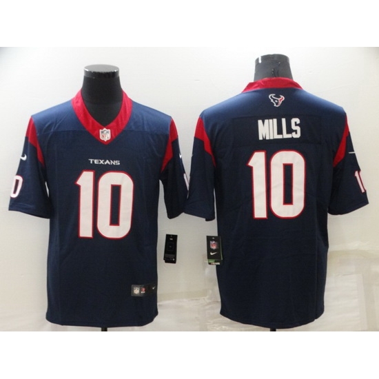 Youth Houston Texans 10 Davis Mills Navy Vapor Untouchable Limited Stitched Jersey Youth Houston Texans 10 Davis Mills Navy Vapor Untouchable Limited Stitched Jersey