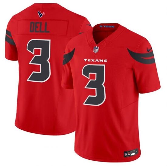 Youth Houston Texans 3 Tank Dell Red 2024 Alternate F U S E Vapor Stitched Football Jersey Youth Houston Texans 3 Tank Dell Red 2024 Alternate F U S E Vapor Stitched Football Jersey