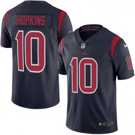 Youth Nike Houston Texans 10 DeAndre Hopkins Limited Navy Blue Rush Vapor Untouchable NFL Jersey Youth Nike Houston Texans 10 DeAndre Hopkins Limited Navy Blue Rush Vapor Untouchable NFL Jersey