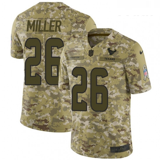 Youth Nike Houston Texans 26 Lamar Miller Limited Camo 2018 Salute to Service NFL Jersey Youth Nike Houston Texans 26 Lamar Miller Limited Camo 2018 Salute to Service NFL Jersey