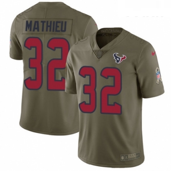 Youth Nike Houston Texans 32 Tyrann Mathieu Limited Olive 2017 Salute to Service NFL Jersey Youth Nike Houston Texans 32 Tyrann Mathieu Limited Olive 2017 Salute to Service NFL Jersey